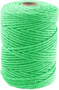 4mm x 500 Feet Light Green Jute Rope, Twine for Gardening Tomato Climbing Plant Tie Floristry Crafts Gift Wrapping Packing Decor