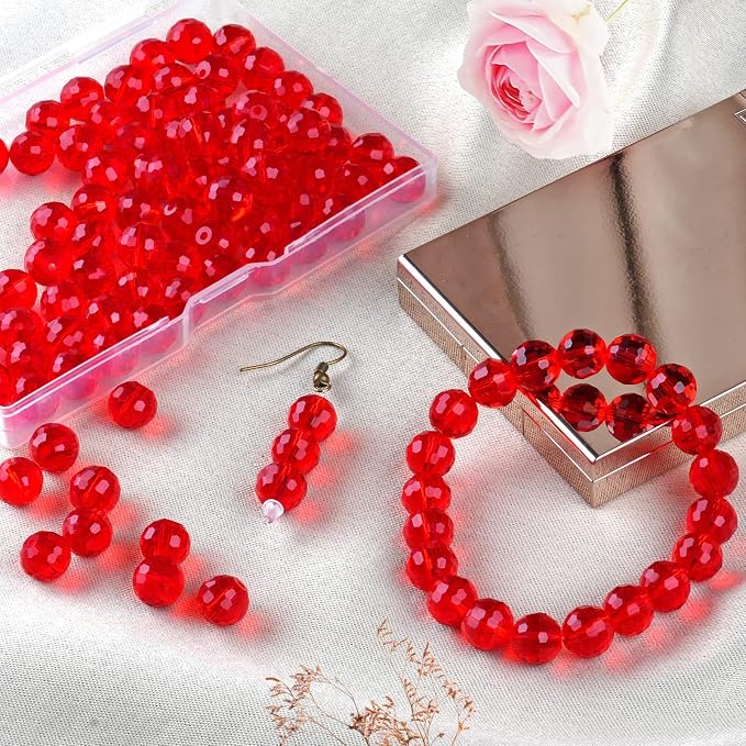 Crystal Glass Beads for Jewelry Making, 10 mm, Sparkly and Shiny, - Image 7