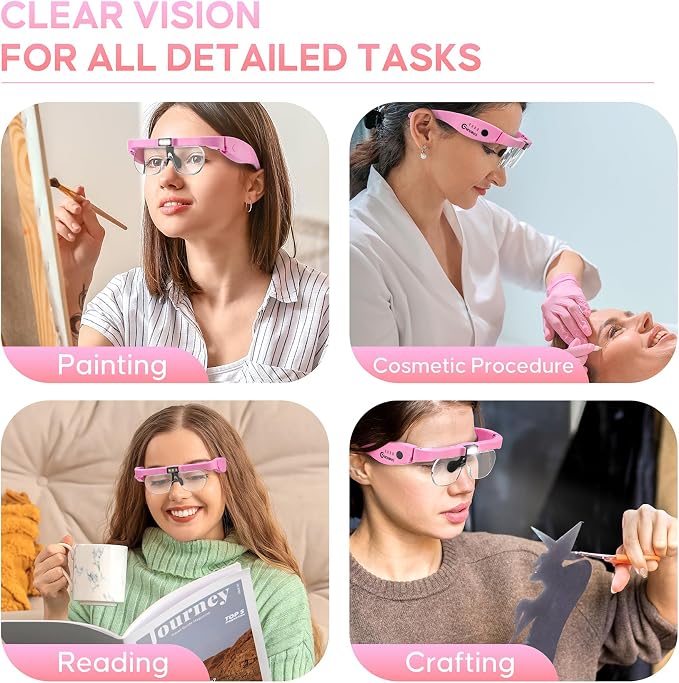 Magnifying Glass with Light, 1.5X-5.0X Magnifying Glasses, Rechargeable - Image 7