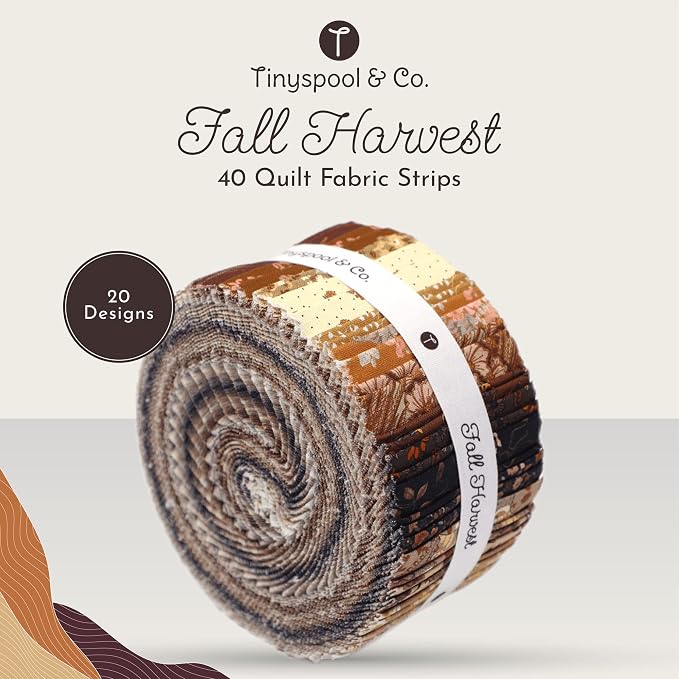 Tinyspool & Co.'s Twirlie Roll 40 Precut Quilting Fabric Strips - Image 2