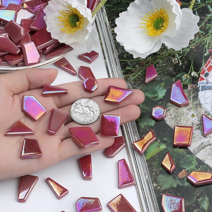 Youway Style Iridescent Glass Mosaic Tiles - Image 7