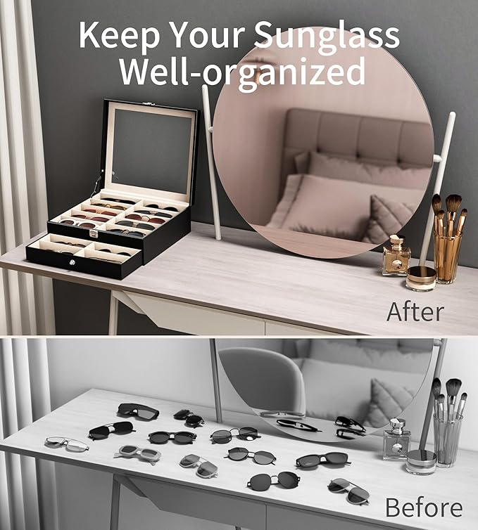 NEWLOOP 20 Slots Sunglass Organizer - Image 6