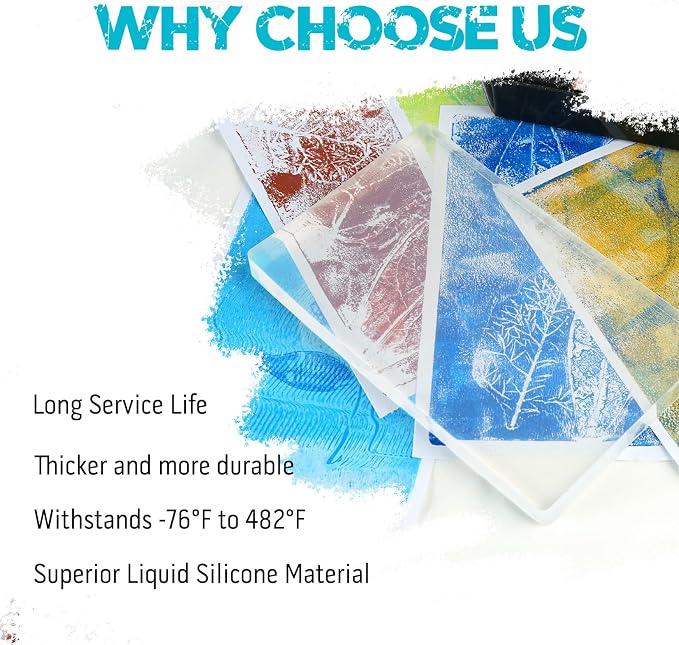Vollence 8” X 10” Gel Printing Plate - Image 2