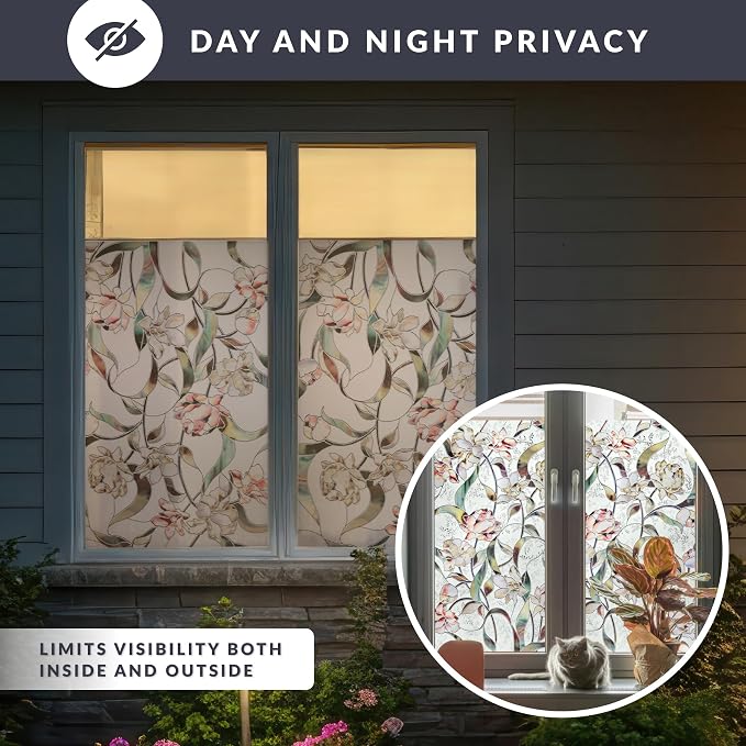 Begonia Window Privacy Film by Artscape - Image 7
