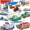 2 Themes in 1, 3D Paper Model Kits by Flamax