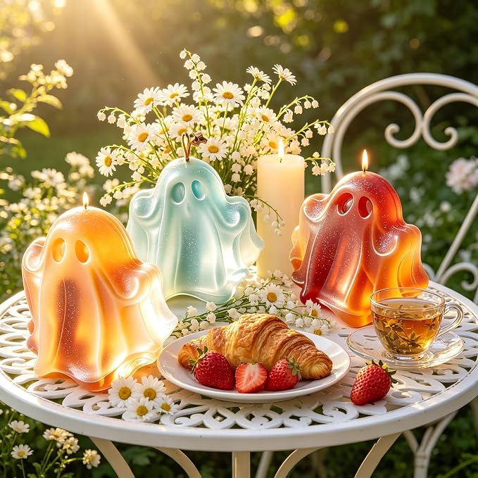 3D Halloween Ghost Molds for Candle Making, Resin Casting, & DIY Decor | - Image 7