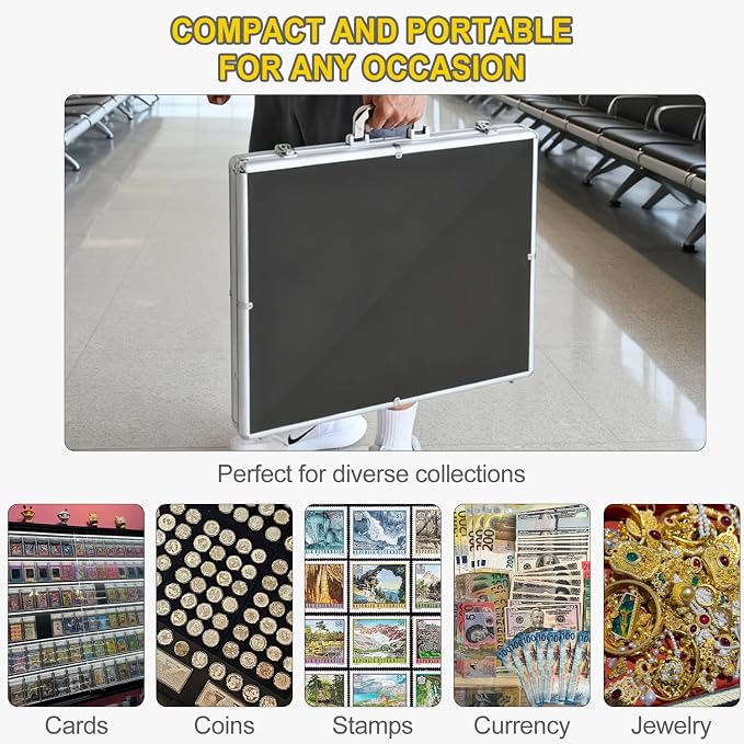 Aluminum Trade Show Display Case – 24"x20" Locking Tabletop Showcase - Image 6