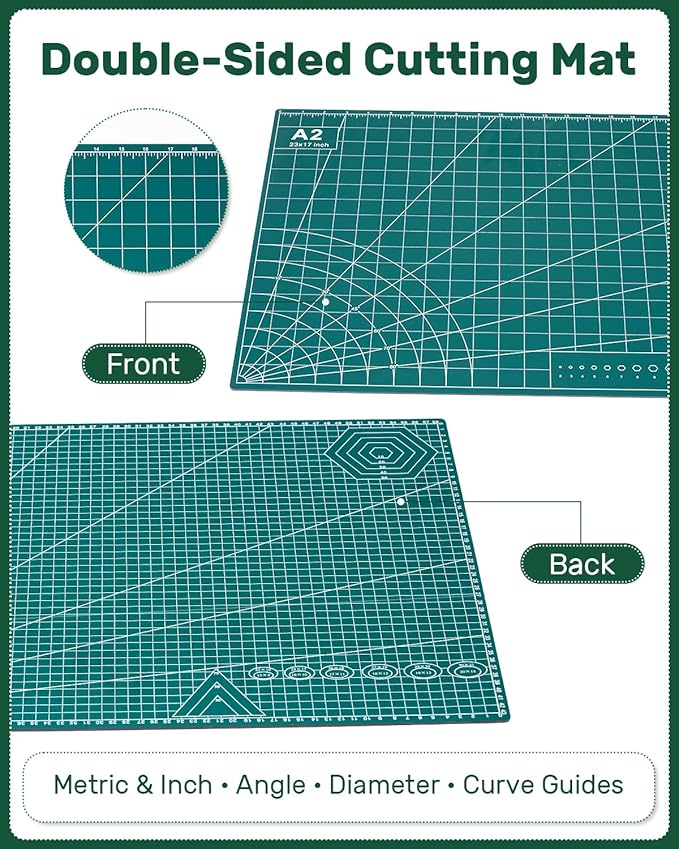 Self Healing Cutting Mat, Double-Sided Rotary Cutting Mat - Image 3
