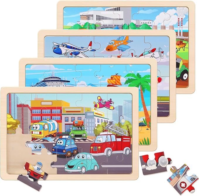 Wooden Educational Jigsaw Puzzles by NASHRIO