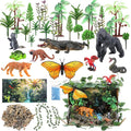 Teyva Daily 48 Pcs Rainforest Diorama Kit Habitat Project Box Set Rain Forest by Unknown