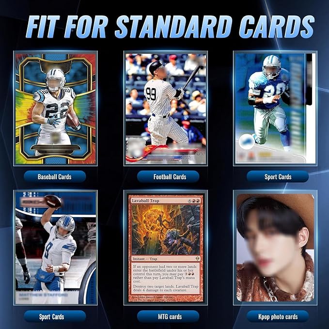 10000ct Clear Card Sleeves for Trading Cards, Baseball Sports Soft Sleeves - Image 5