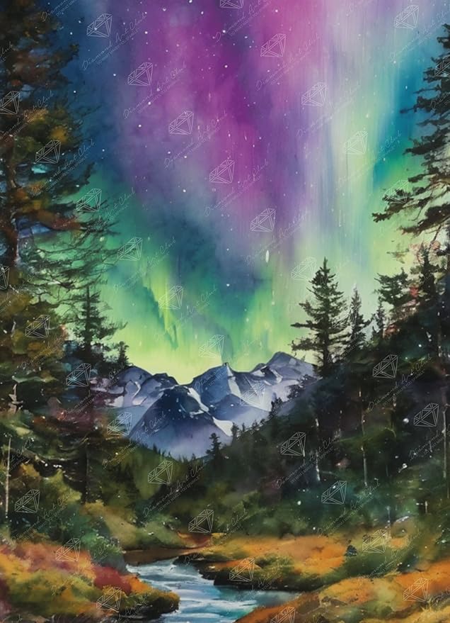 DIAMOND ART CLUB Lunar Reflections Diamond Painting Kit, Fun DIY Crafts by DIAMONDARTCLUB