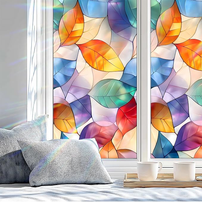 Stained Glass Window Privacy Film Static Cling - Image 4