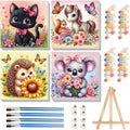 4 Pack Paint by Numbers Kit for Kids by cviokrdu