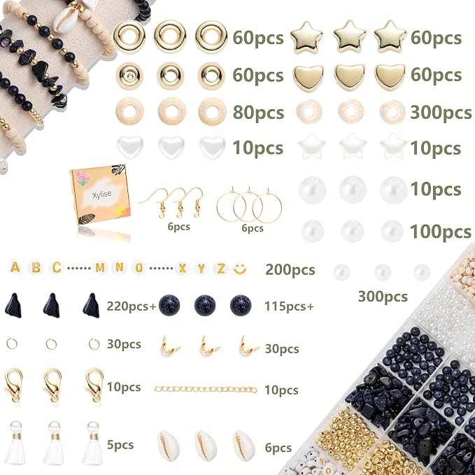 Xylise Jewelry Making Supplies Kit Natural Stone Beads - Image 2
