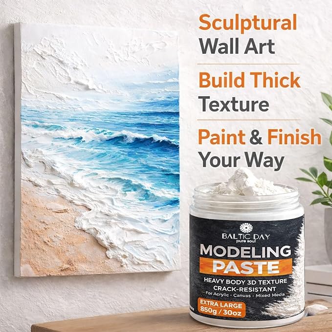 BALTIC DAY - Modeling Paste, 850g/30oz Extra Large Texture Paste - Image 4