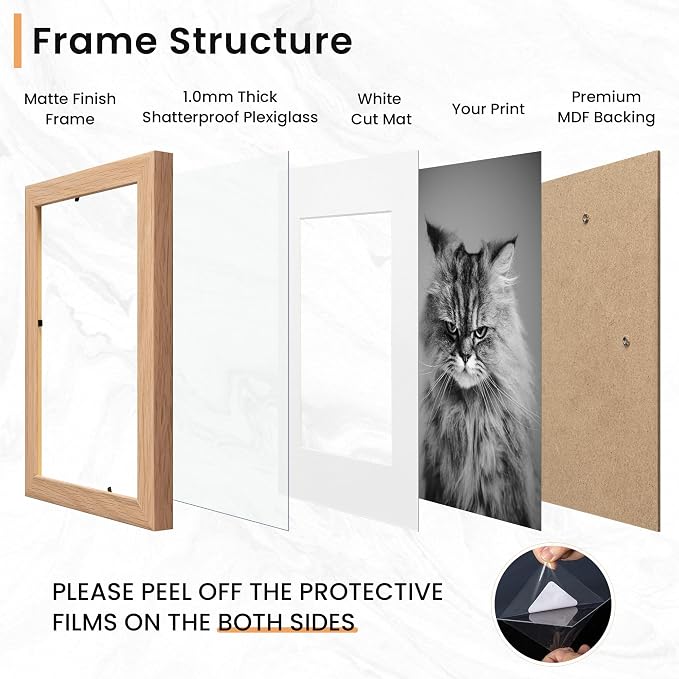 Venusmiles 15 Pack Picture Frames Collage Wall Decor, Gallery Frame Set - Image 6