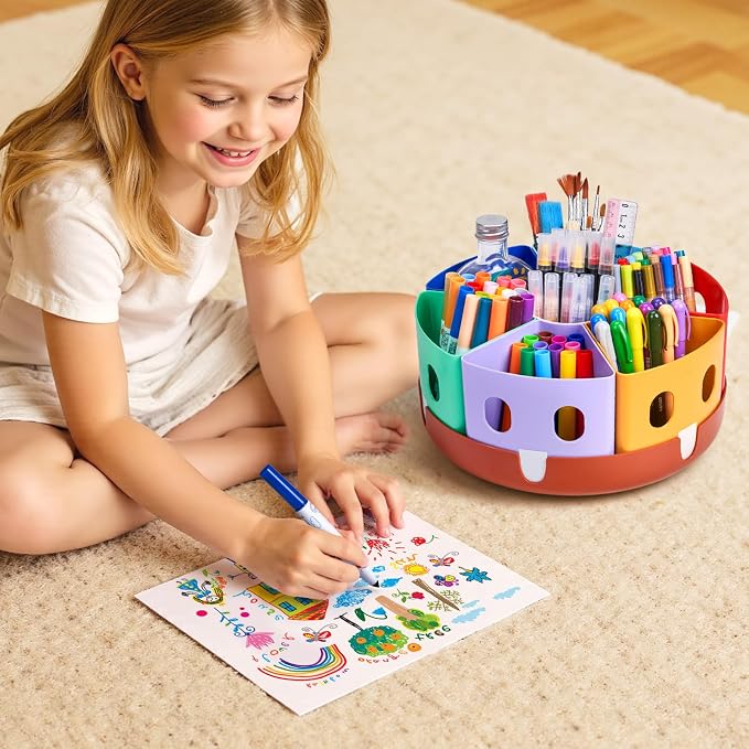 GAMENOTE Rotating Art Supplies Organizer - Image 2