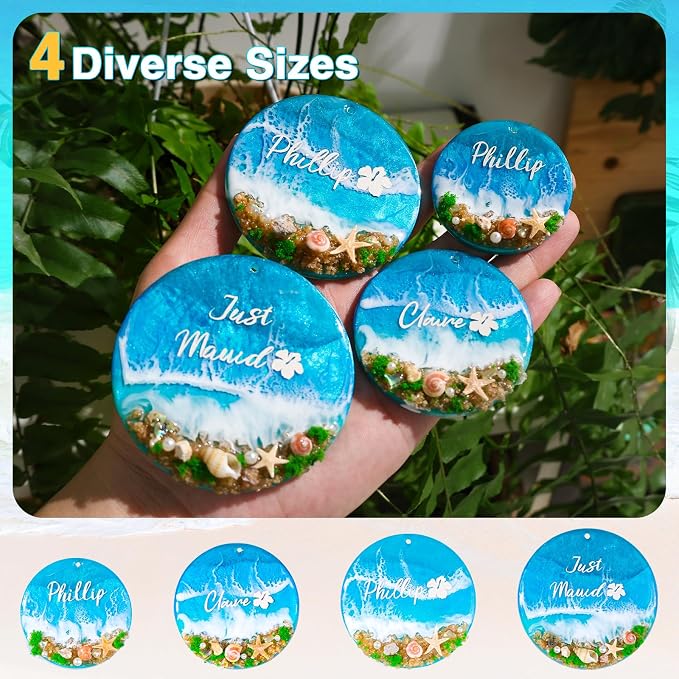 LET’S Resin 21-Cavities Keychain Resin Molds - Image 3
