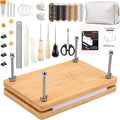 JUPEAN Bookbinding Kit, Book Making Kit, Bookbinding Punching Guide Set by Jupean