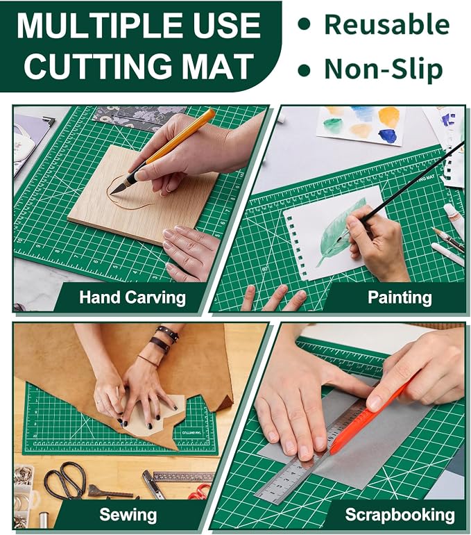10 Pcs Self Healing Cutting Mat Bulk, A3 Sewing Boards - Image 6