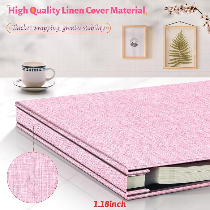 Artfeel Photo Album Self Adhesive Scrapbook, Large Photo Book - Image 5