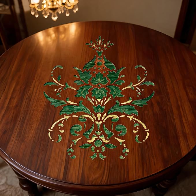 TIAMECH A4 Reusable Damask Stencil - Image 9