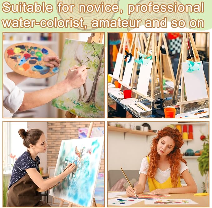 TaoBary 300 Pcs Watercolor Paper Sheet Bulk 10 x 7 Inch White Cold Press Paper - Image 6