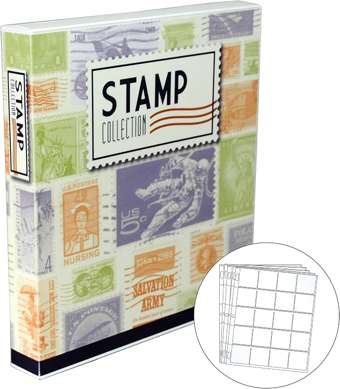 UniKeep Stamp Collection Album Binder Kit - Image 5