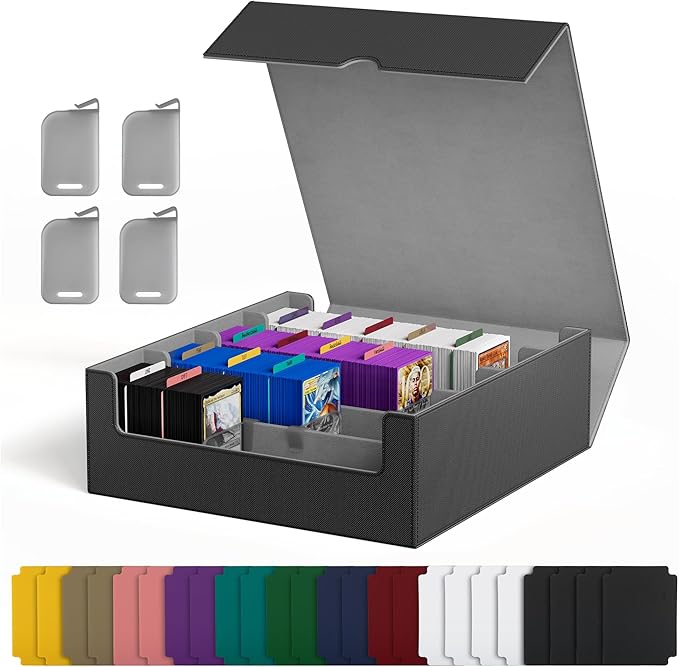 UAONO Trading Card Storage Box, Holds 2400 Sleeved Cards by UAONO