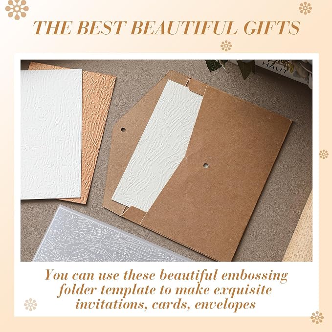 Geiserailie 1 Pcs Embossing Folders 2d/3D Embossing Machine Template Paper Card - Image 6