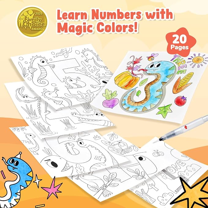 JoyCat Paint with Water Coloring Books - Image 2