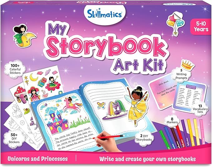 Skillmatics Storybook Art Kit – DIY Craft & Writing Kit by Skillmatics