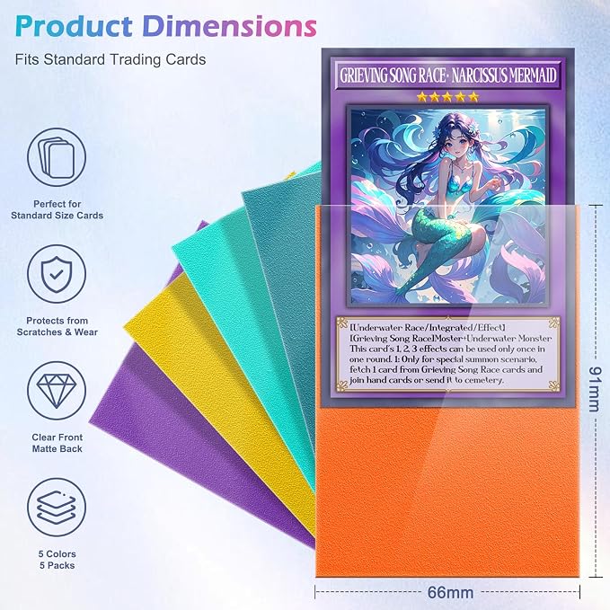 500 Count Card Sleeves Toploaders - Image 3