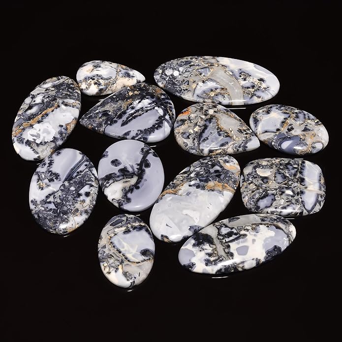 Natural Loose Gemstone 5 Piece Cabochons Lot Jewelry Making Loose Gemstone - Image 3