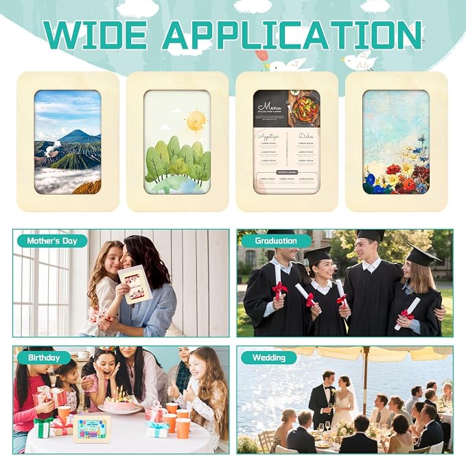 VOKOY 40 Pack Wooden Picture Frames - Image 5