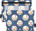 Baseballs Ball on Blue Pencil Pouch by BOENLE-WELCOMEYOURCOMING