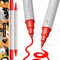 ARTISTRO 2 Red Dual-Tip Acrylic Paint Pens by ARTISTRO
