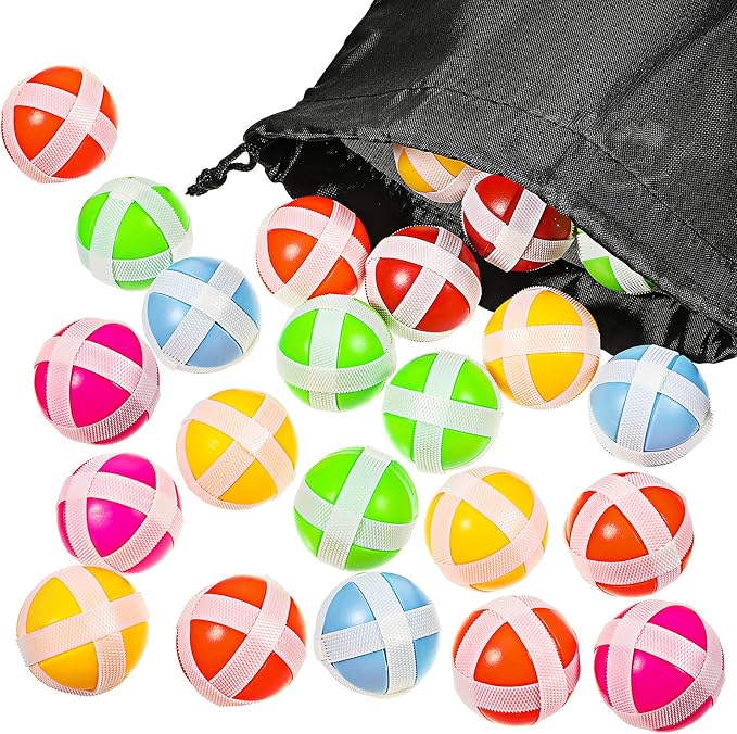 Skylety 30 Pcs Sticky Balls for Fabric Dart Board, 6 Colors | Dart Hook and by Skylety