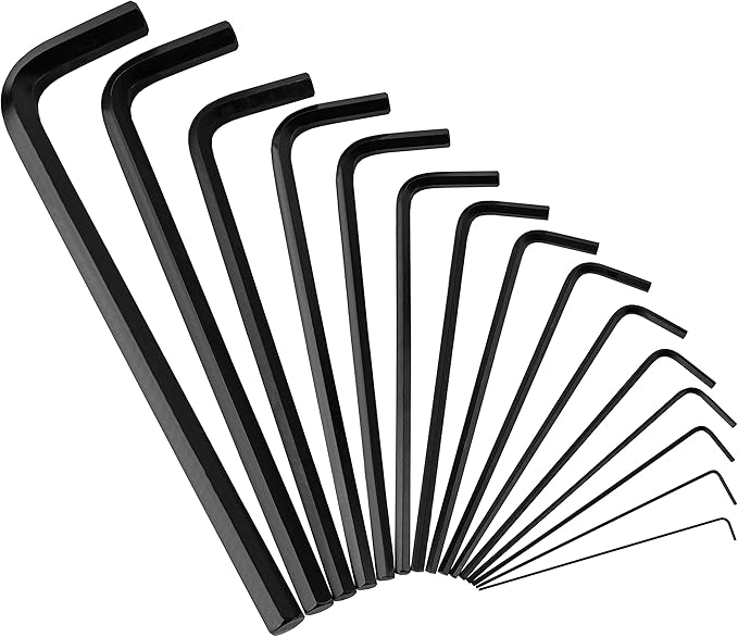 EPAuto Allen Key Set Hex Key Wrench Set, 30-Pieces (0.028-3/8 inch,0.7-10mm)
