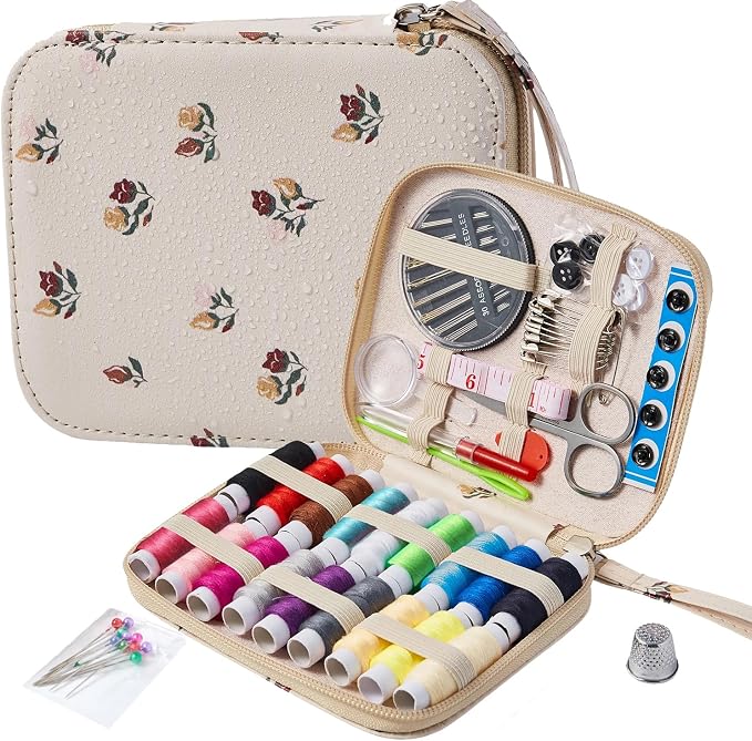 Floral Sewing Kit Printing Sewing Project Kits, Professional Sewing Supplies by Bobode