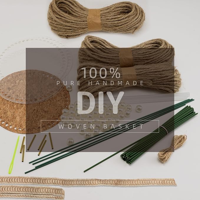 AOUXSEEM Basket Weaving Kit for Beginners, DIY Woven Picnic Hamper - Image 6