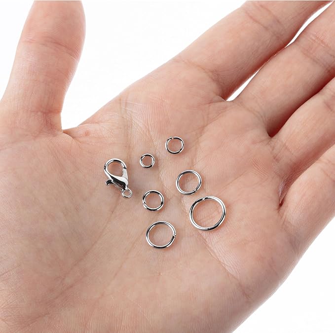 Mr. Pen- Open Jump Rings Set, 6 Assorted Sizes, Jewelry Making Findings - Image 9