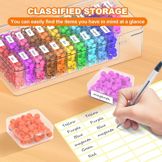 Bead Organizer Box, Craft Storage Box - Image 3