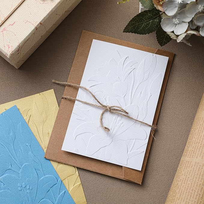 Geiserailie 1 Pcs Embossing Folders 2d/3D Embossing Machine Template Paper Card - Image 7