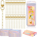 Wurosi 25 Set Paperclip Keychain Making Kit, Bag Charm Kit, 25 Keychain Clips by Unknown