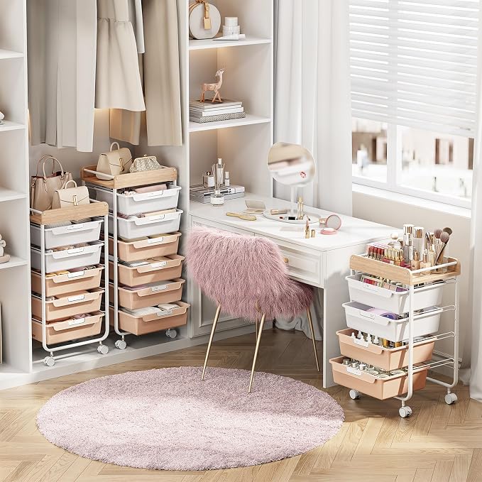 Rolling Craft Storage Cart - Image 6
