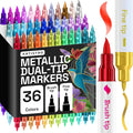 ARTISTRO 36 Metallic Acrylic Paint Markers by ARTISTRO