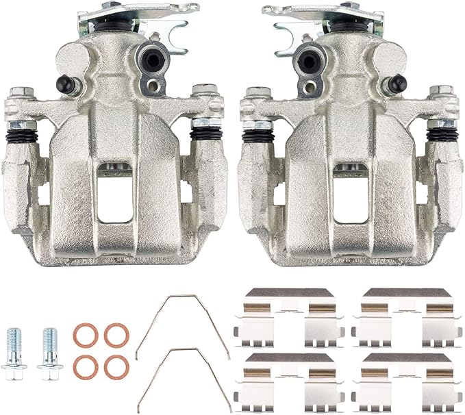 Torchbeam Rear Brake Calipers Set for Honda 2013-2017 Accord, Rear Left and Rear Right Calipers Replace # 19B7097+19B7096