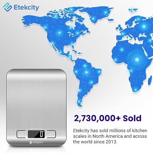 Etekcity Food Kitchen Scale, Digital Grams and Ounces, 11lb | Tare function - Image 9